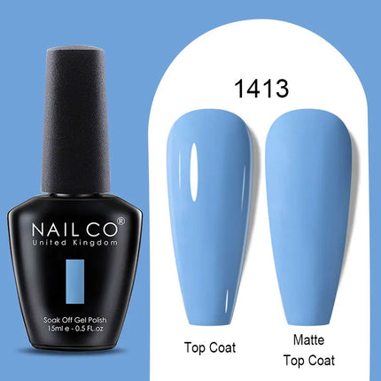 NAILCO Winter Series Color Gel Nail Polish 15ML Semi Permanent Soak Off Gel Varnishes Super Texture Gorgeous Nail Manicure Art