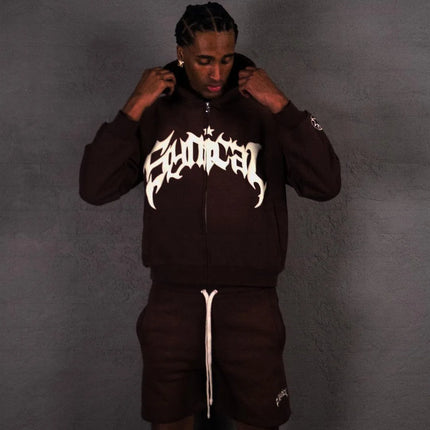 Y2K Unisex Hoodies Women Autumn Winter Harajuku Zip Up Hooded Sweatshirt Men Gothic Hip Hop Oversized Jackets Streetwear