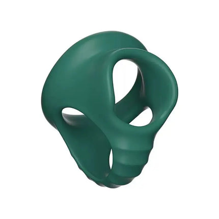 Silicone Penis Ring Scrotum Bondage Testicle Stretcher Delay Ejaculation Cock Ring Dick Enlarger Chastity Cage Sex Toys for Men