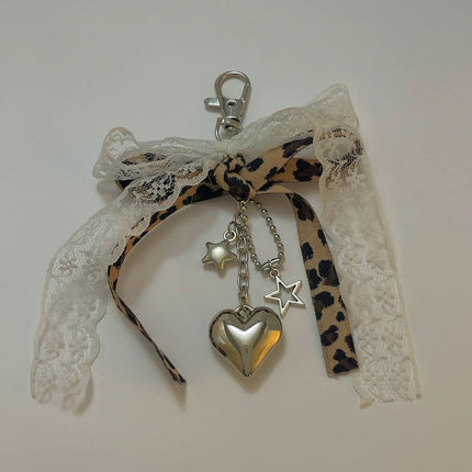 Y2K Phone Charm Bow Heart Star Keychain Pendant Kawaii Key Chain Bag Phone Chain Cute Accessory For Girls Women Jewelry