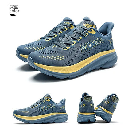 New men's casual sports shoes with shock absorption, breathable running shoes, anti slip and wear-resistant outdoor hiking shoes