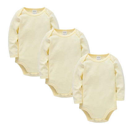 Kavkas Baby Boy Girl Clothes 0-24 Months 3/5 pcs a lot 100% Cotton Newborn Body bebe Bodysuit Long Sleeve Four Season Jumpsuit