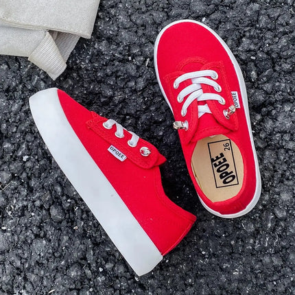 2188 Spring and Autumn Fashion Children's Low-Top Canvas Shoes Boys' and Girls' Slip-On Cloth Shoes Breathable Children's Shoes