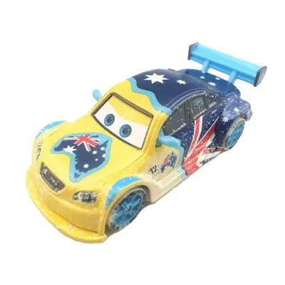 1:55 Pixar Cars Snowflake Edition Longge Rally Cars Holley Alloy Die-Casting Toys Cars Model Kids Toys Christmas Gift