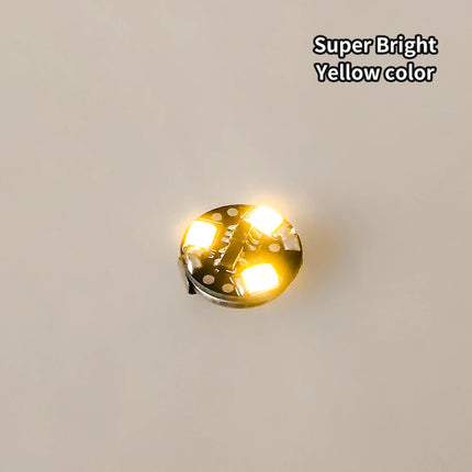 1pc 3-Led Super Bright Magnetic Control Led Lamp Miniature Model Light/Magnet Toys for Diy Model Making/Cars/Dollhouse Dioramas