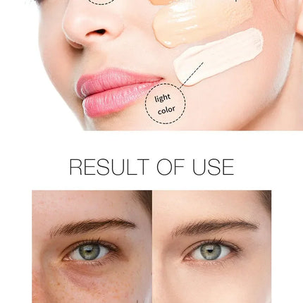 Liquid Foundation High Coverage Makeup Base Lasting Concealer BB Cream Waterproof Oil-Control Face Foundation Makeup Cosmetics