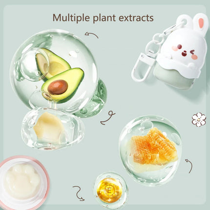 Fruity Children Baby Lip Balm Moisturizer Nutritious Anti Dry Cracking Lip Mask Cute Cartoon Bunny Kids Autumn Winter Lip Care