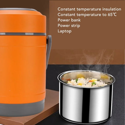 2L Portable Thermal Cooker Pot 304 Stainless Steel Food Containers  Constant Temperature Heat Preservation Lifting Pot