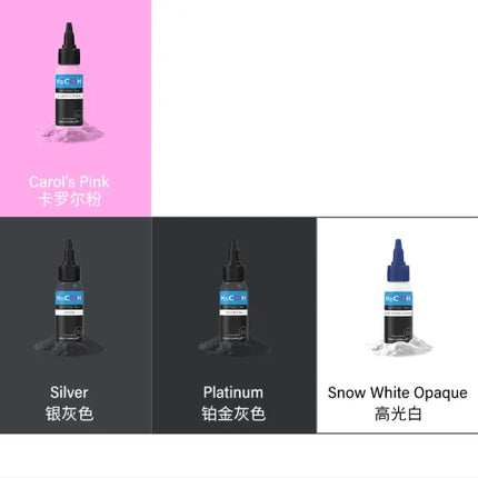 7PCS 30ML Tattoo Ink Pigment Body Art Tattoo Pigment Set 7 Colors Professional Paints Makeup Tattoo Supplies Semi-permanent