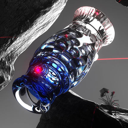 Transparent Male Masturbator Cup - Soft Vagina Simulation Sex Toy for Men / Gobelet Masturbateur Masculin Transparent - Jouet Sexuel Simulation Vagin Doux