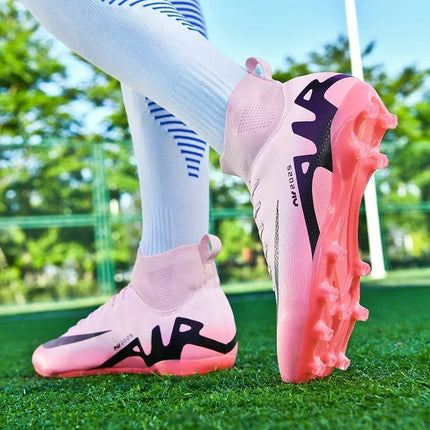 Original Men Football Field Boots Professional Society Cleats Children Soccer Shoes Grass Training Kids Non Slip Football Shoes
