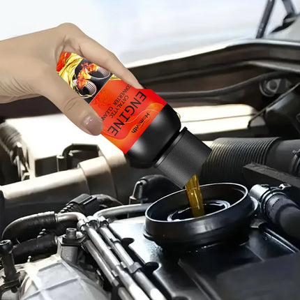 Nano Red Smoke Engine Anti-Wear Protector & Noise/Vibration Reducer - Heavy-Duty Cylinder Repair Oil Additive