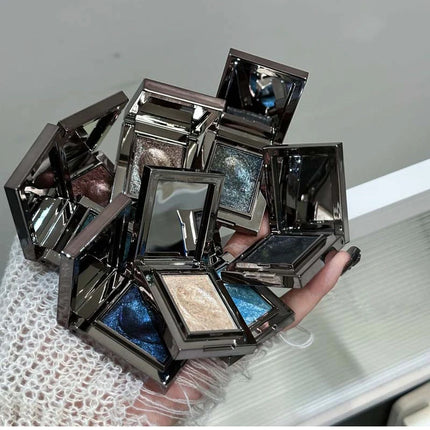 Metallic Glitter Pearlescent Eyeshadow Cream Chameleon Sparkling Mashed Potato EyeShadow Shimmer Brightening Highlighter