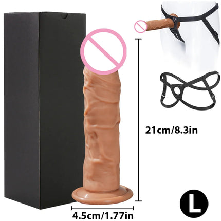 Realistic Silicone Dildo with Suction Cup G-Spot Anal Dildos Strapon Dick Butt Plug Masturbat Adult Sex Toys for Man Women