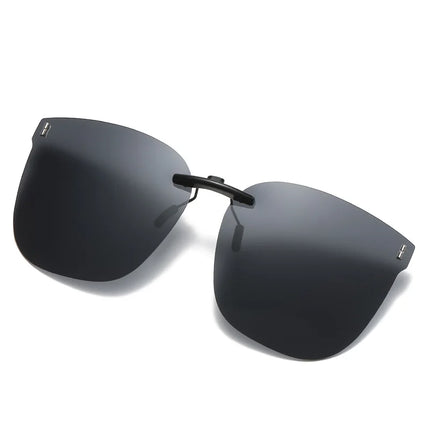 New Men Women Clip On Sunglasses Polarizing UV400 Protention Vintage Clip Polarized Glasses Night Vision Driving Goggles
