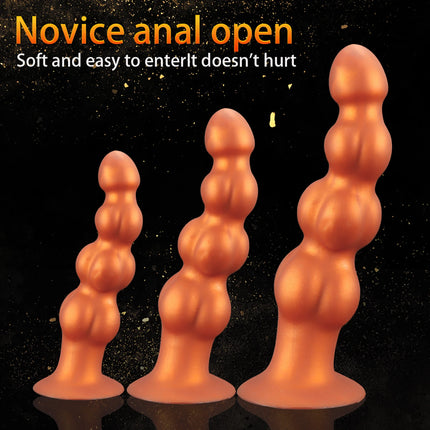NEW Big Anal Plug Long Anal Beads Balls Dildo Training Kit Butt Plug Suction Cup Lesbian Gay Sex Toys for Women Men Buttplug 18+
