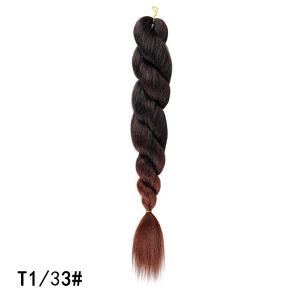24Inch Ombre Synthetic Braiding Hair Extensions Jumbo Braids Hair for Women Crochet Braids Hair for African Hair Styling