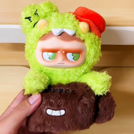 Monboo The Monster Paradise Series Plush Blind Box Vinyl Face Cute Action Figure Decoration Birthday Collectible Model Doll Gift