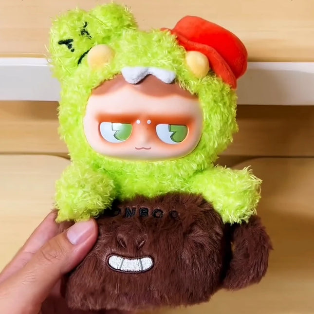 Monboo The Monster Paradise Series Plush Blind Box Vinyl Face Cute Action Figure Decoration Birthday Collectible Model Doll Gift