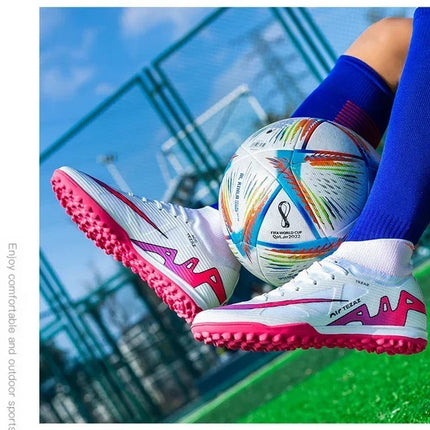 Men Football Shoes TF/FG Society Cleats Indoor Soccer Shoes Professional Football Field Boots Fast Unisex Sneaker Top Quality