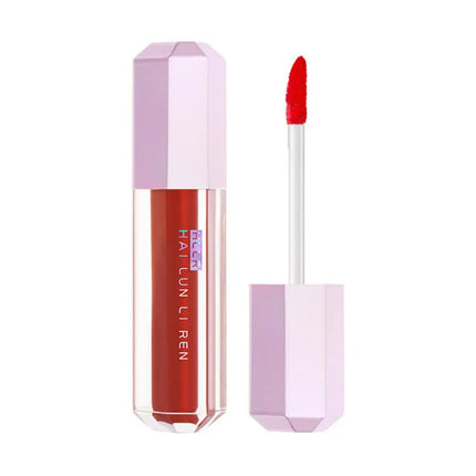 Matte Matte Lip Glaze 6 Colors Peel-Off Liquid Lipstick Waterproof Long Lasting Moisturizing Matte Red Lip Gloss Beauty Cosmetic