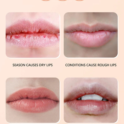 Fruit Moisturizing Hydrating Lip Balm Strawberry Peach Heart Shape Fade Lip Line Repair Lips Care Beauty and Skin Care Products