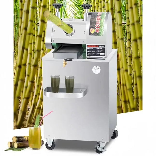 Automatic Cane Juice Squeezer / Power-Operated Electric SugarCane Juicer / Juice Extractor Press for Convenient Sugar Cane