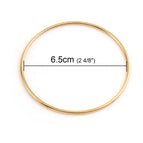6.5cm gold