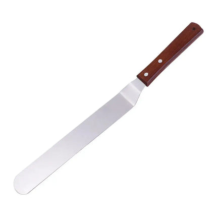 Kitchen Gadgets Stainless Steel Butter Scraper 8 Inch Comfortable Grip Cake Icing Spatula Rust-proof Jam Spreader Bread