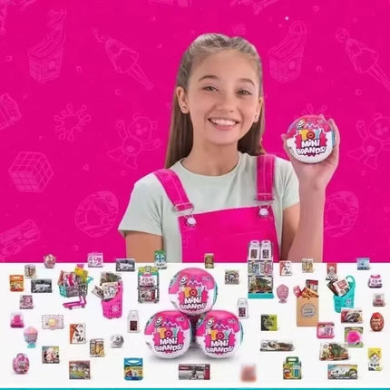 5 Surprise Mini Brands Series 1 by ZURU Mystery Real Miniature Collectible Toy Capsule Anime Figure  Slime surprise toy