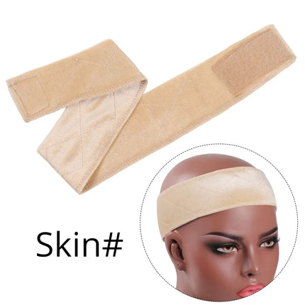 Nunify Non-slip Soft Velvet Women  Wig Grips Headband Women Velvet Wig Accessories Grip Scarf Headband Adjustable
