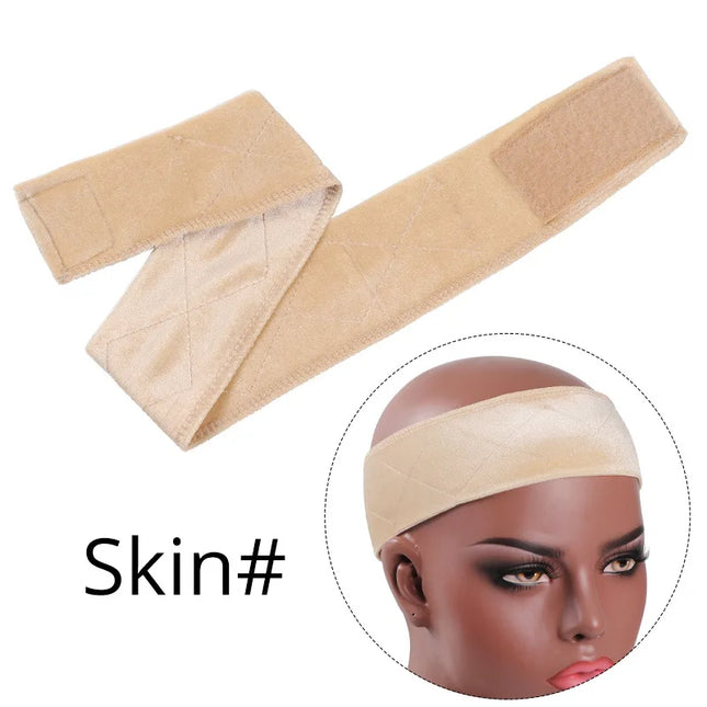 Nunify Non-slip Soft Velvet Women  Wig Grips Headband Women Velvet Wig Accessories Grip Scarf Headband Adjustable