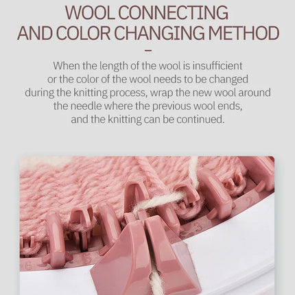 48needle Handmade Knitting Machine Cylinder Wool Loom Scarf Sweater Hat Socks Adult Children Lazy Artifact Christmas Gift