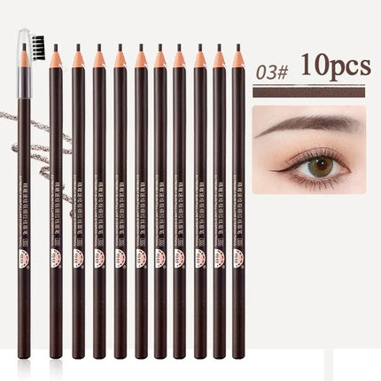 Eyebrow Pencil Waterproof Eyebrow Enhancers Long Lasting Brow Cosmetics Professional Makeup Brow 2mm Ultra-fine Eyebrow Pencil