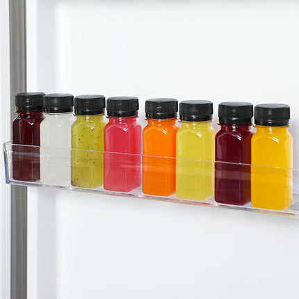 2oz Shot Bottles with Caps,Empty Juice Bottles for Juicing,Reusable Juice Containers for Milk Ginger Shots Drinking Beverages