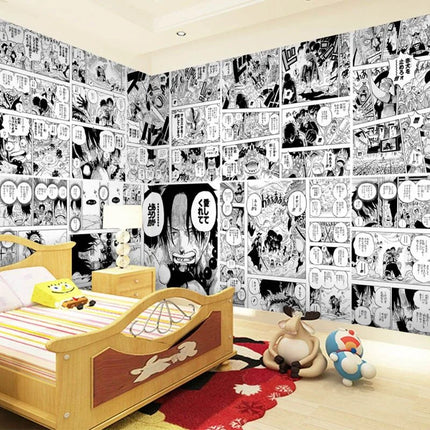 Japanese popular animation (21X30cm) 20/30/40pcs self-adhesive cartoon stickers room decorations wall stickers