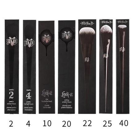 Kat Von D  Makeup Brush Set & Kit Foundation Blush Highlight Concealer Powder Sculpting Eyeshadow Brush KVD Brand Makeup Brush