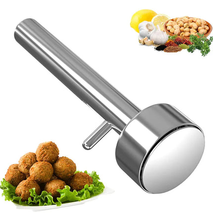 Falafel Meatball Scoop Maker Tools Stainless Steel Professional Falafel Maker Scoop Nonsticky Falafel Mold Kitchen Gadgets