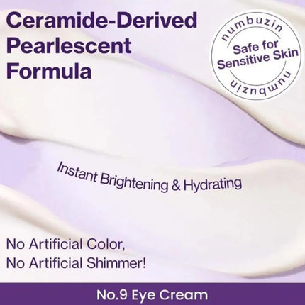 Numbuzin NO.9 NAD+Retinol Volumetox Eye Cream 50Peptides Liquid Ultrasonic Serum Eye Cream Essence Anti-wrinkle Skincare ﻿