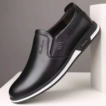 Luxury Men's Leather Shoes Comfortable Loafers Slip on Male Moccasins Non Slip Driving Shoes High Quality Men Shoes Plus Size
