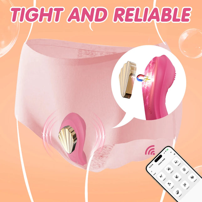 Magnetic Anti-detachment APP Control Wearable Panties Vibrator Women Clitoris Stimulator Female Masturbator Sex Toy for Couples