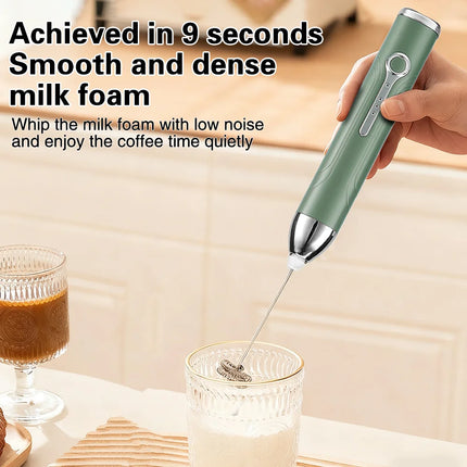 TINSOL 2025 New Wireless Mini Handheld Milk Frother Type-C Rechargeable Coffee Frother Portable Kitchen Cooking Tool Foam Mixer