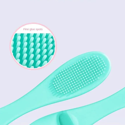 Silicone Nose Brush Facial Pore Cleaner Portable Blackhead Double-sided Massage Brushes Beauty Cleaning Tool Facial Nasal Scrub