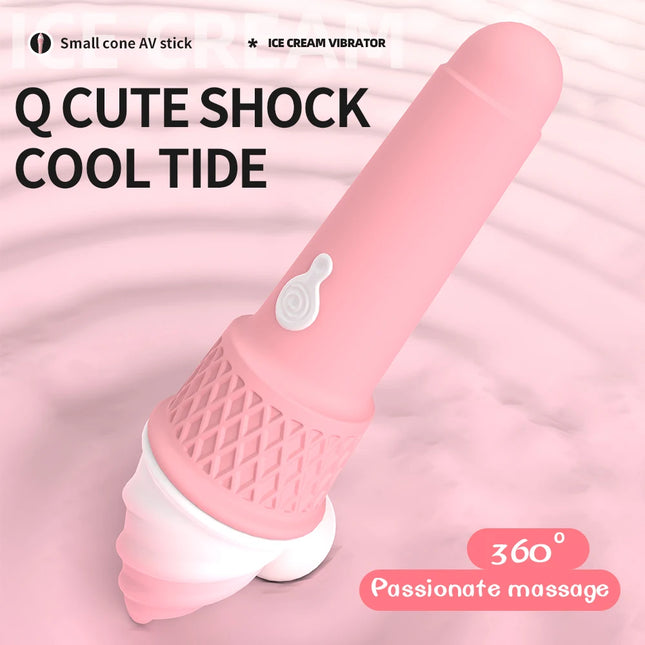 Sexy Adult Female Nipple Vagina Vibrator Clitoris Stimulator Massager Dildo Vibrator Vibration Masturbation Tool Women Sex Toy