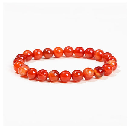 JD Natural Stone Beads Bracelet Amethyst Tiger Eye Crystal Quartz Agate Gem Beads Bangles Women Men Reiki Healling Jewelry Gift
