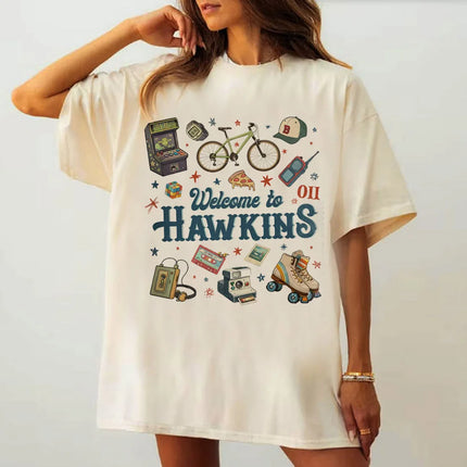 Demogorgon T-shirt Funny Women Men Hawkins Clipart Graphic Tee Demogorgon Shirts Trendy Gothic Tops