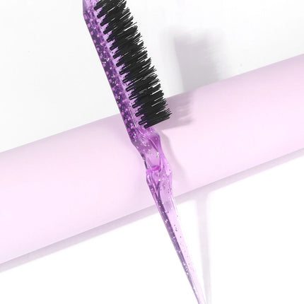 4pcs/1pcs crystal double-sided edge control hair comb hairstyle hair brush accessories new brush comb Special for real hair wigs