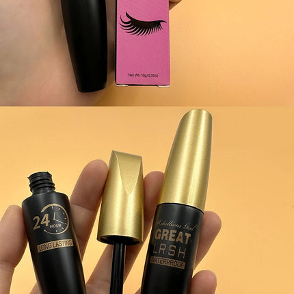Rebellious Girl 24Hour Mascara 10ml, Long-Lasting Wear, Smudge-Proof, Volumizing Lash, Waterproof, Eye Makeup Essential