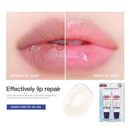 Аквафор Lip Repair Tubes Lip Ointment for Chapped Lips Moisturizing Lip Balm Two ounce tubes