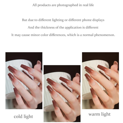 MORDDA 9 Colors Patting Glue Smudge Canned High Saturation Popular Semi-Solid Nail Polish Glue Women's Salon Manicure DIY